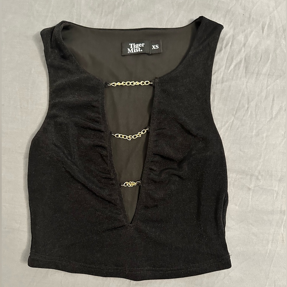 Tiger mist crop top